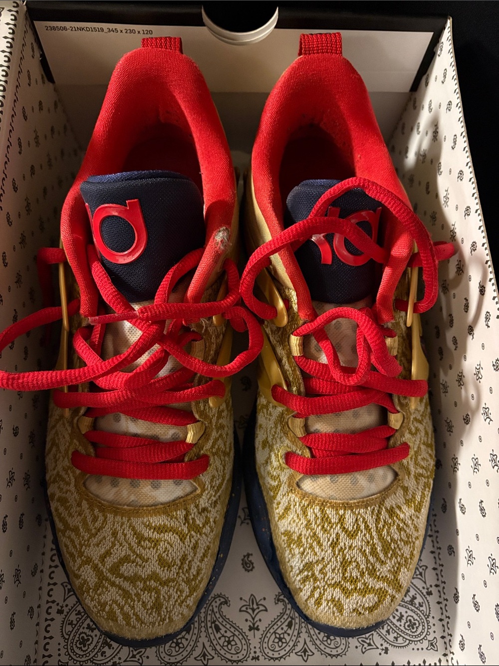 KD15 Basketball Shoes - Gold - Picture 5 of 16